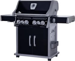 Napoleon Rogue SE 525 Gasgrill - All-black - Grillfürst Edition Inkl. Abdeckhaube - SMART Deal Inkl. Grillfürst Grill Control - Modell 2022 -Grillen Im Freien Napoleon Rogue SE525 Gasgrill All Black Grillfuerst Edition