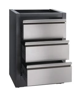 Napoleon Luxus Outdoor Küche Oasis 400 Mit Prestige Pro 825 Edelstahl Einbaugrill Ohne Vordefinierte Arbeitsplatte -Grillen Im Freien Napoleon Schubladenschrank Oasis 3 er 1