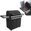 Outdoorchef Dualchef 425 G BZ Gasgrill Mit Blazing Zone Infrarotbrenner + DGS Gusseisen Grillrost 2 Stk.+ DGS Gemüse Grillrost 2 Stk. -Grillen Im Freien Outdoorchef Dualchef 425 G BZ Gasgrill 1870016