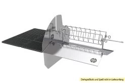 Outdoorchef Dualchef S 425 G Edelstahl Gasgrill Mit Seitenkocher + BLAZING ZONE Infrarotbrenner -Grillen Im Freien Outdoorchef Dualchef Heat Diffuser Drehspiess