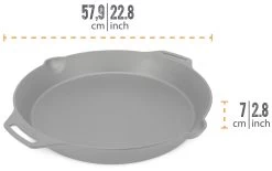 Petromax Feuerpfanne Gusseisen Fp50h-t Mit Zwei Henkeln -Grillen Im Freien Petromax Feuerpfanne Gusseisen ft50h Abmessungen