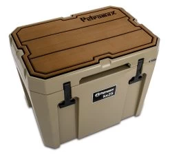 Petromax Kühlbox 25 Liter Sand - Inkl. Sitzkissen, Haft-Unterlage Und Einsatzkorb -Grillen Im Freien Petromax kx25 padw l Haft Auflage Kuehlbox kx25 sand braun Linien 5 1625042111