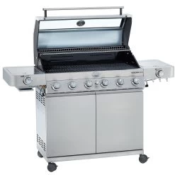 Rösle Edelstahl Gasgrill Videro G6-S VARIO+ - Limited Edition Modell 2023 - X-DEAL Inkl. Abdeckhaube Und Grillplatte 20 Rösle Edelstahl Gasgrill Videro G6-S VARIO+ - Limited Edition Modell 2023 - X-DEAL Inkl. Abdeckhaube Und Grillplatte -Grillen Im Freien Roesle Videro 25528 G6 S Edelstahl Deckel offen