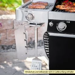 Rösle Gasgrill Videro G6-S VARIO+ Schwarz - Modell 2023 - SMART Deal Inkl. Grillfürst Grill Control -Grillen Im Freien Roesle Videro Gasgrill Grillstation Primezone Mood