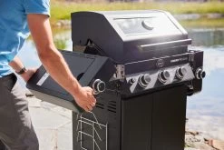 Rösle Gasgrill Videro Pro G3-S Vario+ Mattschwarz - Modell 2023 -Grillen Im Freien Roesle Videro Pro G3 S Seitenablage abklappbar