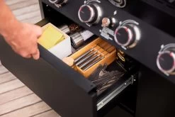 Rösle Gasgrill Videro Pro G6-S Vario+ Mattschwarz - Modell 2023 -Grillen Im Freien Roesle Videro Pro G6 S Detail Schubladen