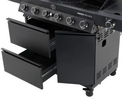 Rösle Gasgrill Videro Pro G6-S Vario+ Mattschwarz - Modell 2023 -Grillen Im Freien Roesle Videro Pro G6 S Gasgrill Unterschrank