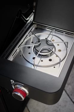 Rösle Videro G2-S VARIO+ Schwarz Gasgrill - FC Bayern Edition - Inkl. FC Bayern Abdeckhaube Und Grillbürste -Grillen Im Freien Roesle Videro Seitenkocher FC Bayern Edition