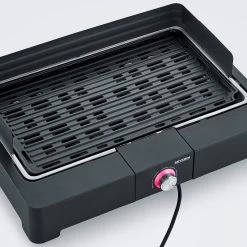 Severin Elektro Tischgrill Mit Grillplatte - 2.200 Watt -Grillen Im Freien Severin Elektro Tischgrill Grillplatte Detail
