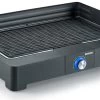 Severin Elektro Tischgrill Mit Grillplatte - 2.200 Watt -Grillen Im Freien Severin Elektro Tischgrill Grillplatte PG8567 side