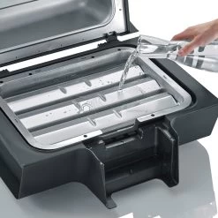 Severin Elektrogrill SEVO Smart Control GT - Boost Zone 500°C - Mit Deckel - 3.000 W -Grillen Im Freien Severin Sevo Smart Control GT PG8138 Aluschale