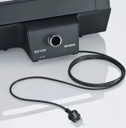 Severin Elektrogrill SEVO Smart Control GT - Boost Zone 500°C - Mit Deckel - 3.000 W -Grillen Im Freien Severin Sevo Smart Control GT PG8138 Zuleitung