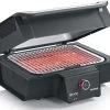 Severin Elektrogrill SEVO Smart Control GT - Boost Zone 500°C - Mit Deckel - 3.000 W -Grillen Im Freien Severin Sevo Smart Control GT PG8138 leicht geoeffnet