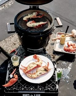 The Bastard Keramikgrill Classic Small - Schwarz Glänzend - Modell 2023 -Grillen Im Freien The Bastard Classic Small Keramikgrill