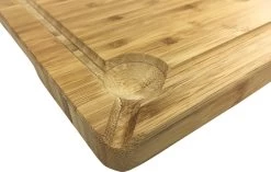 Grillfürst Bambus Schneidebrett Groß 50 X 30 Cm Bambus -Grillen Im Freien grillfuerst schneidebrett gross saftrinne