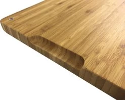 Grillfürst Schneidebrett Klein 39 X 26 Cm Bambus -Grillen Im Freien grillfuerst schneidebrett klein griffmulde