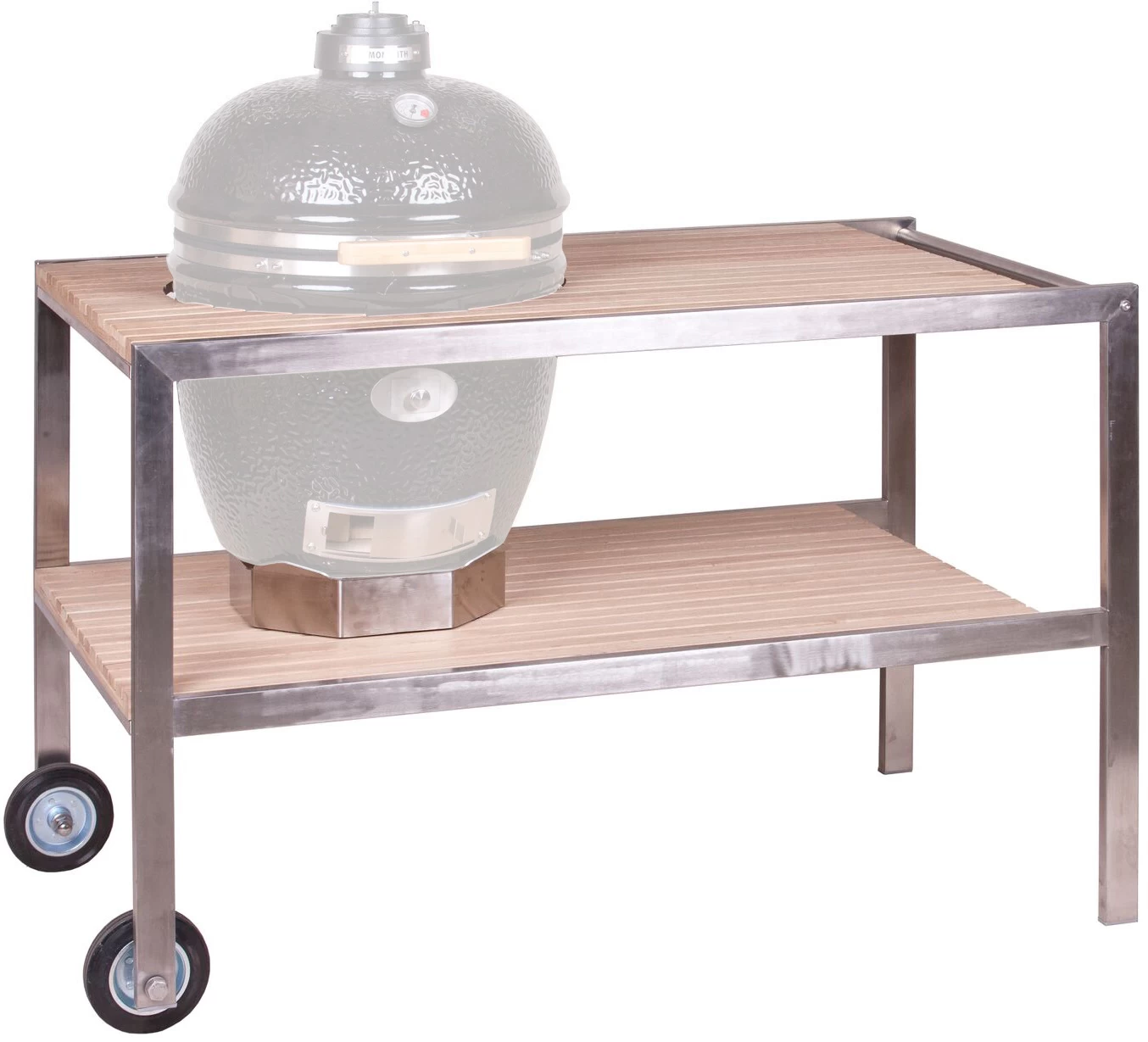 Monolith Teakholztisch Für CLASSIC Keramikgrill - Modell 2021 3 Monolith Teakholztisch Für CLASSIC Keramikgrill - Modell 2021