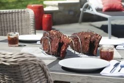 Napoleon 3 In 1 Bratenkorb / Geflügelhalter / Spareribs Halter -Grillen Im Freien napoleon spare rib halter anwendung 56019