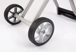 Napoleon TravelQ PRO285 Kompakt Gasgrill Schwarz Mit Klappbarem Wagen - Modell 2023 -Grillen Im Freien napoleon travelq pro285x unterwagen raeder