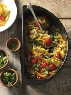 Outdoorchef Gourmet Halbmond Kochset / Grillschalen Porzellanemailliert / 2 Teilig -Grillen Im Freien outdoorchef gourmet halbmond 18 211 72 e